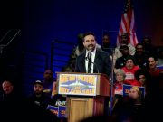 Change in the Air, at Cool Outdoor Rally for Mayoral Candidate Mamdani