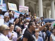 On the Steps of City Hall, ‘Trans Joy’ Celebrated Tangible Advances Backed by 2026 Budget
