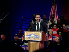 Change in the Air, at Cool Outdoor Rally for Mayoral Candidate Mamdani