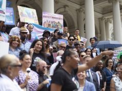 On the Steps of City Hall, ‘Trans Joy’ Celebrated Tangible Advances Backed by 2026 Budget