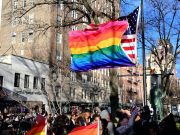 Pride Unfurls at Stonewall National Monument, as Local Flag-Raisers Rebuke Federal Removal