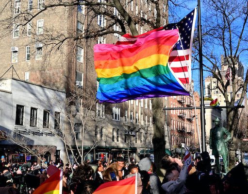 Pride Unfurls at Stonewall National Monument, as Local Flag-Raisers Rebuke Federal Removal
