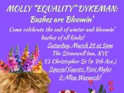 Spring Flings a Darling Bud, with New Show from Molly ‘Equality’ Dykeman