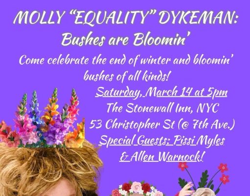Spring Flings a Darling Bud, with New Show from Molly ‘Equality’ Dykeman
